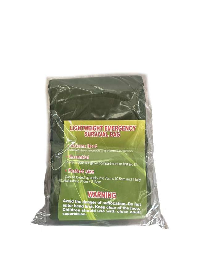 Light weight emergency sleeping bag