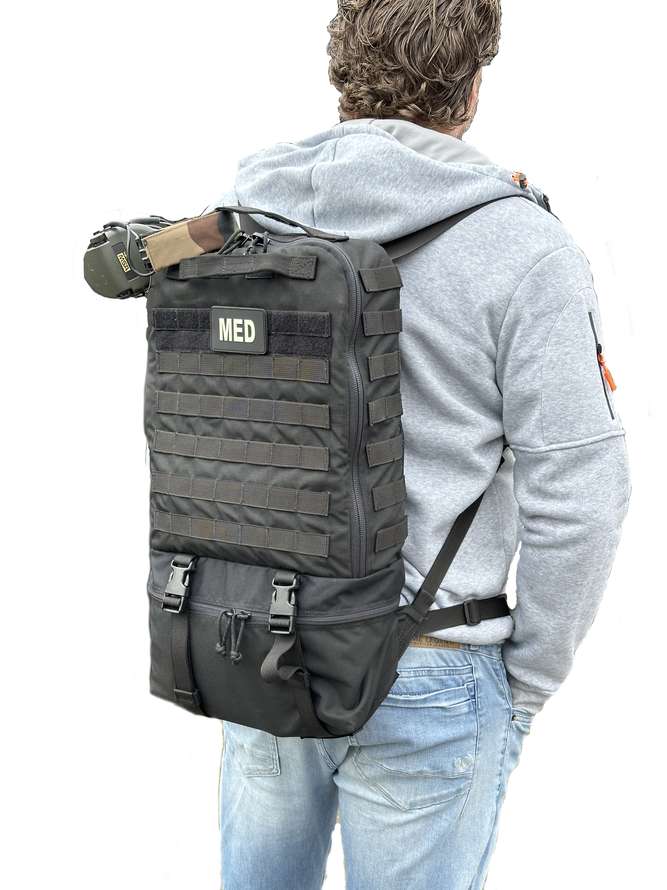 M10 Assault Medic tas Black Bravo