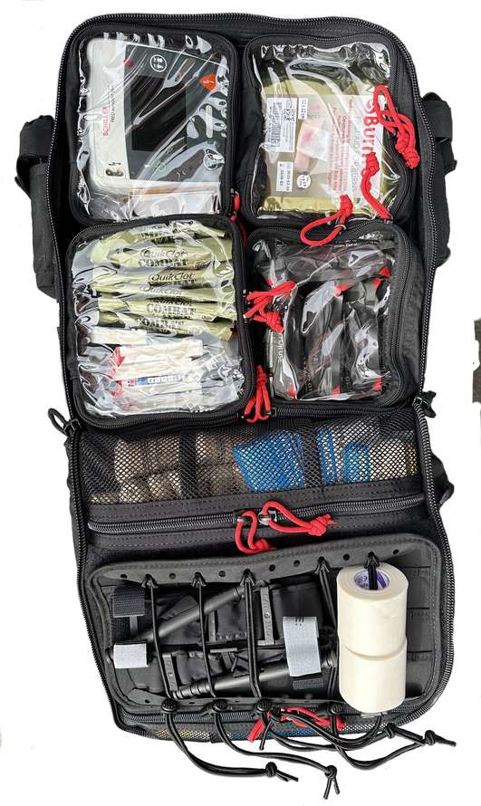 M10 Assault Medic backpack Black Bravo open
